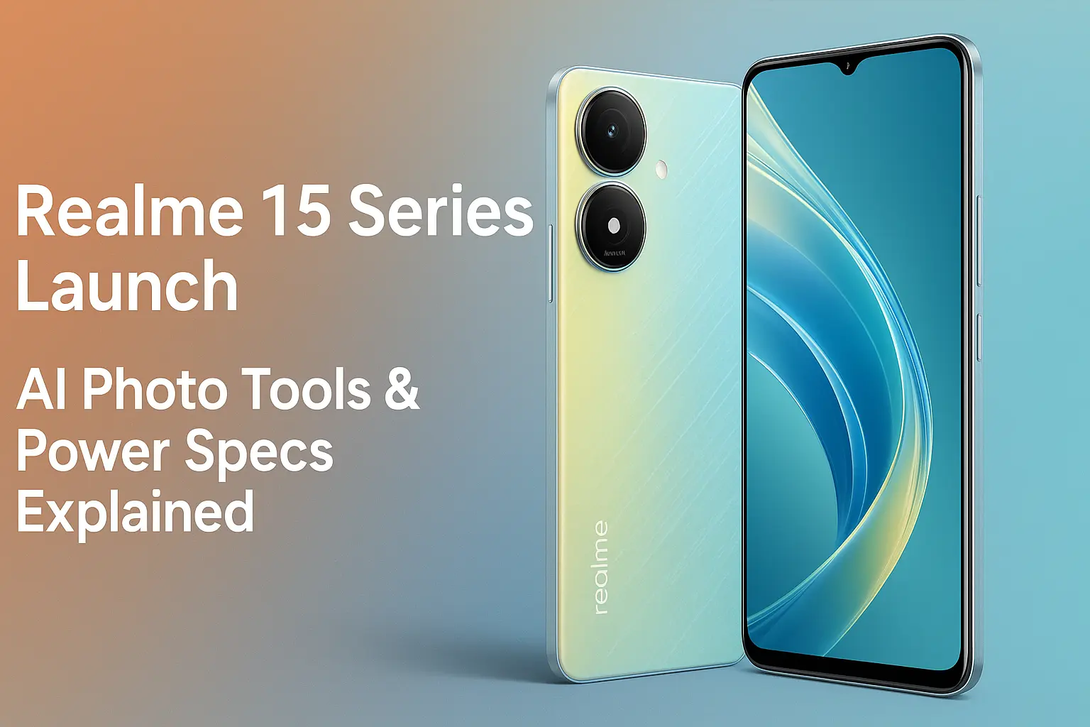 Realme 15 Series Launch: AI Photo Tools & Power Specs Explained
